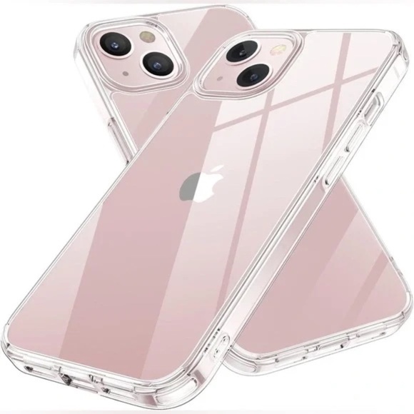 iPhone 13 Case Clear Case Cover 6.1 inch Shockproof - Picture 1 of 7